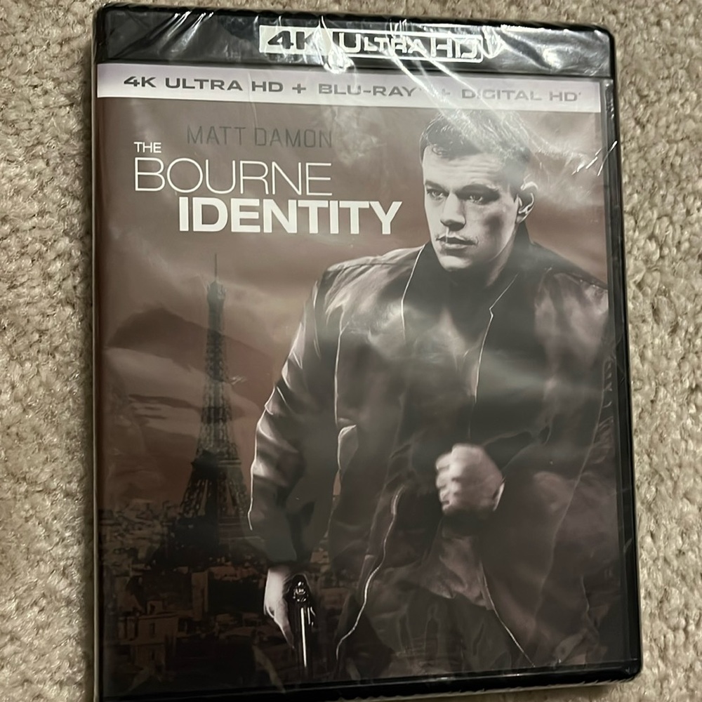 4K Ultra HD The Bourne Identity DVD